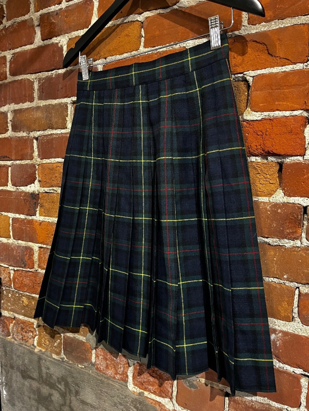 Vintage 90s Reitmans Plaid Pleated Skirt
